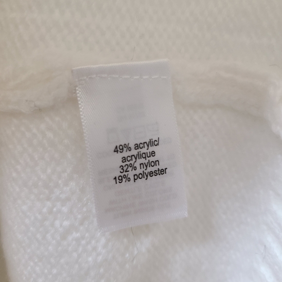 Maurices geo fair isle turtle neck sweater fuzzy eyelash trim detail Medium - Picture 4 of 8